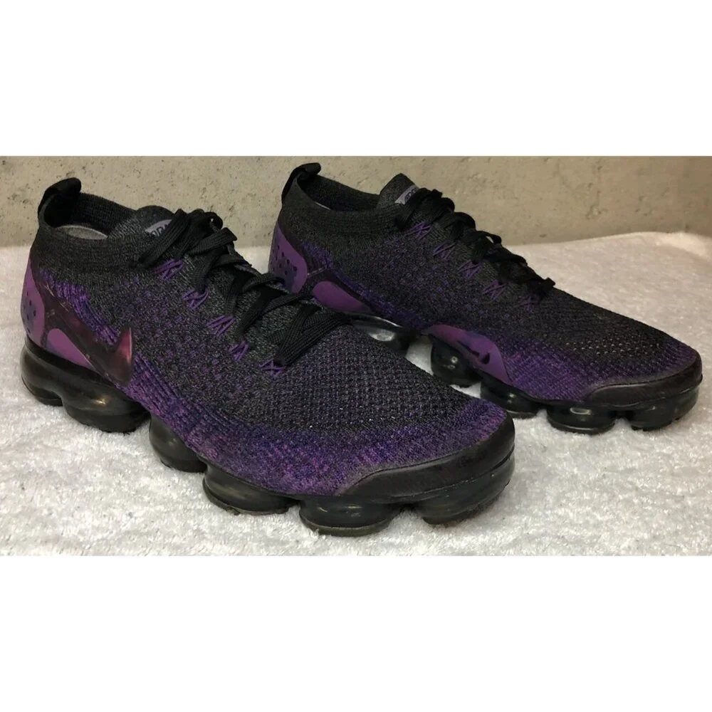 Nike Air VaporMax Flyknit 2 Night Purple Mens Running Shoes 942842-013 Size 10 - Picture 2 of 11